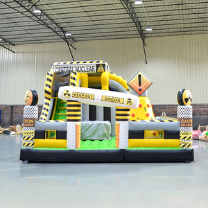 verhuur van opblaasbare glijbaan-voor-kinderen met nucleair thema