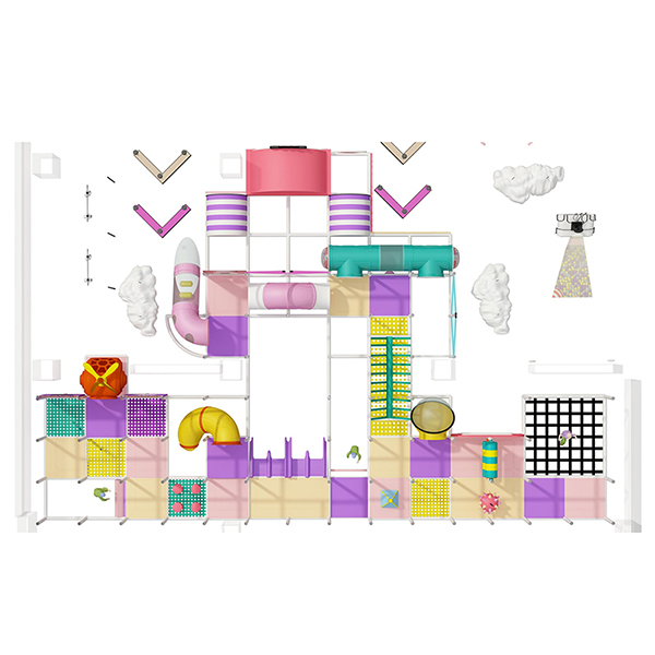 Fabricante de juegos infantiles de interior Globalltoy Candy Soft Play Design