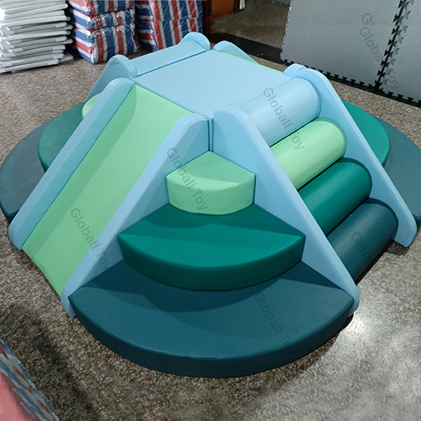 Zachte tunnelset met grote evenwichtsbalk voor kinderen
