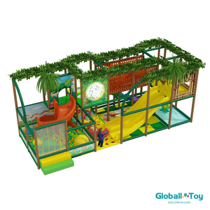 Groothandel commercieel indoor soft play apparatuur met jungle decoraties