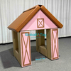Vue latérale de la maison pour enfants Soft Play pour aire de jeux pour enfants