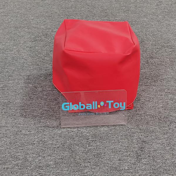 &Ccedil;ocuklar i&ccedil;in eğitici istifleme oyunları i&ccedil;in kırmızı k&ouml;p&uuml;k yumuşak k&uuml;p