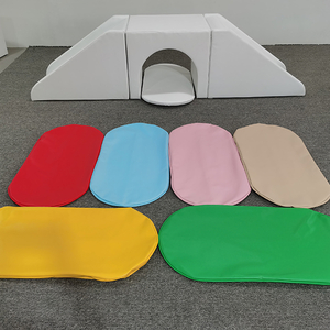 kolorowe maty do raczkowania do miękkiej zabawy w białym tunelu dla malucha