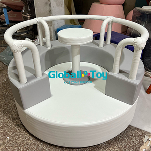 &Eacute;quipement de rond-point de jeu doux d'int&eacute;rieur pour centre d'amusement pour enfants