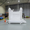 Glissi&egrave;re gonflable de rebond de ch&acirc;teau blanc en PVC pour les tout-petits
