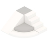 Bloques de escalada modulares Soft Play Beige