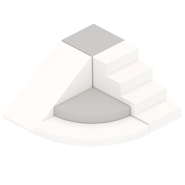 Bloques de escalada modulares Soft Play Beige
