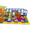 peralatan soft play multi level dengan jembatan perosotan dan tabung merangkak untuk pusat penitipan anak