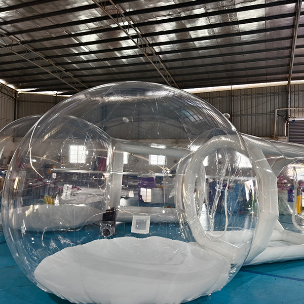 D&ocirc;me de glamping &eacute;cologique en PVC pour locations ext&eacute;rieures