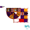 interactieve speeltuinuitrusting en hindernisbaan voor familie-entertainmentcentrum