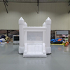 Maison gonflable faite sur commande de rebond de glissi&egrave;re en blanc pour l'amusement ext&eacute;rieur