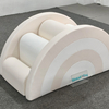 Creme Rainbow Foam Tunnel Set para atividades de escalada