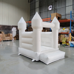 White-Inflatable-Castle-Bouncer-For-Kids