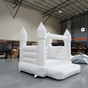 White-Inflatable-Jumping-Castle-for Sale