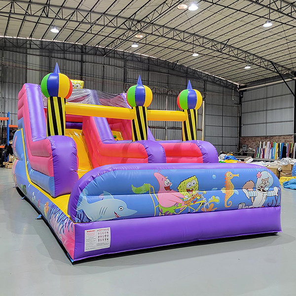 tobogán-inflable-colorido-sea-world-para-uso-comercial