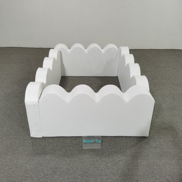 fornitore di parco giochi indoor per bambini soft-play-ball-blu-con-scalini