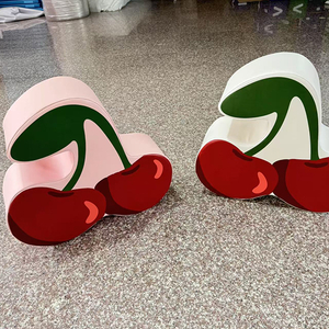 Sede di gioco morbido a forma di ciliegia per le aree per bambini interni