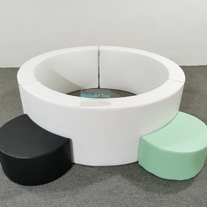 Étapes de mousse de demi-lune pastel pour le fournisseur de fosse d'activité pour bébé