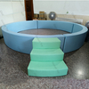 morbido set tunnel con grande trave di equilibrio per bambini