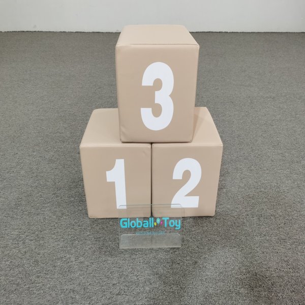 soft-play-cube-verde-blanco-bloques-apilables-equipo-de-parque infantil-comercial-al por mayor