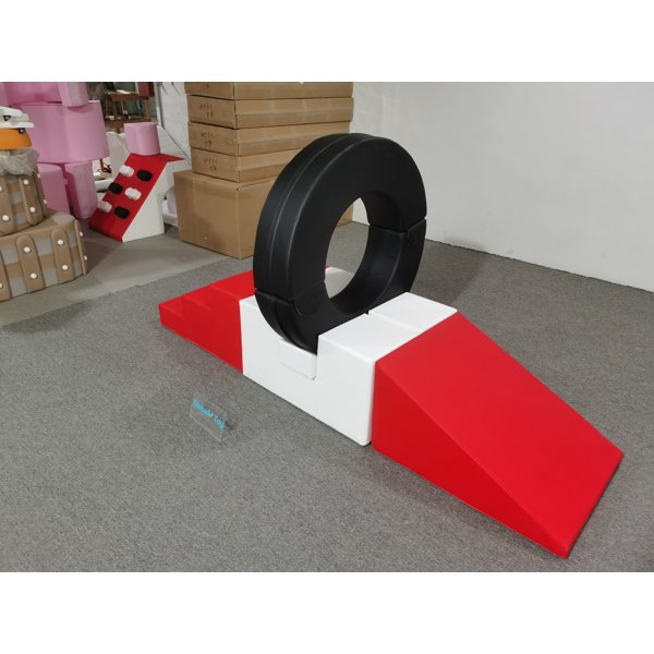 anneau-de-jeu-mousse-doux-arche-pastel-&eacute;quilibre-entra&icirc;nement-aire de jeux-pr&eacute;scolaire